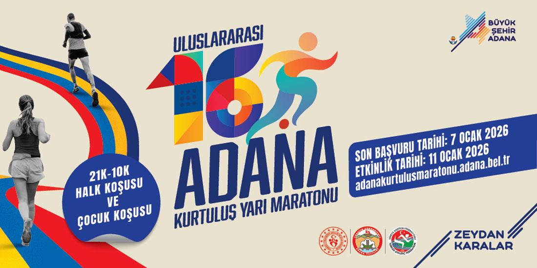 16'ncı Uluslararası Adana Kurtuluş Yarı Maratonu